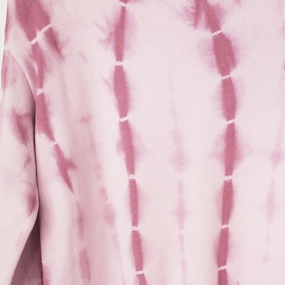 NEW! VELVET HEART pink tie dye cotton sweater. - Picture 7 of 7